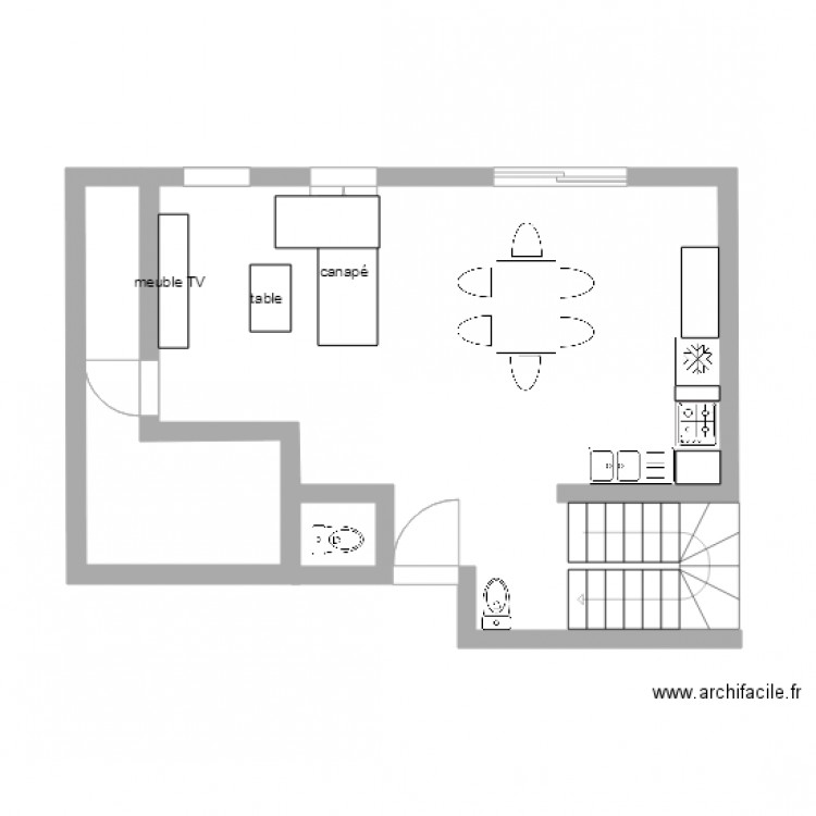 maison pavillon T5. Plan de 0 pièce et 0 m2
