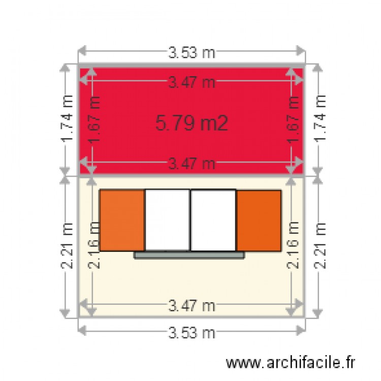 Local ABM Côté Terrain. Plan de 0 pièce et 0 m2