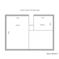 Villa Av Carnot plan dernier étage