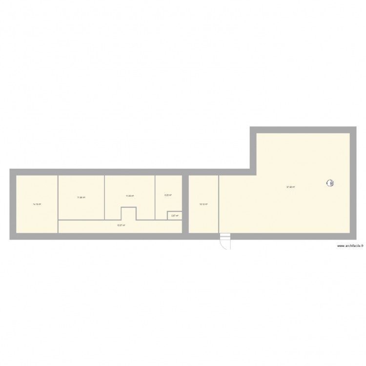 projet etage villa st etienne. Plan de 0 pièce et 0 m2