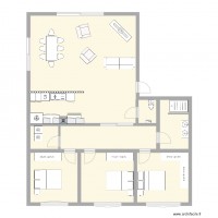 PROJET APPARTEMENT MEUBLE 3 CHAMBRES