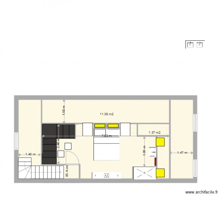 norges etage 2 version 3. Plan de 0 pièce et 0 m2