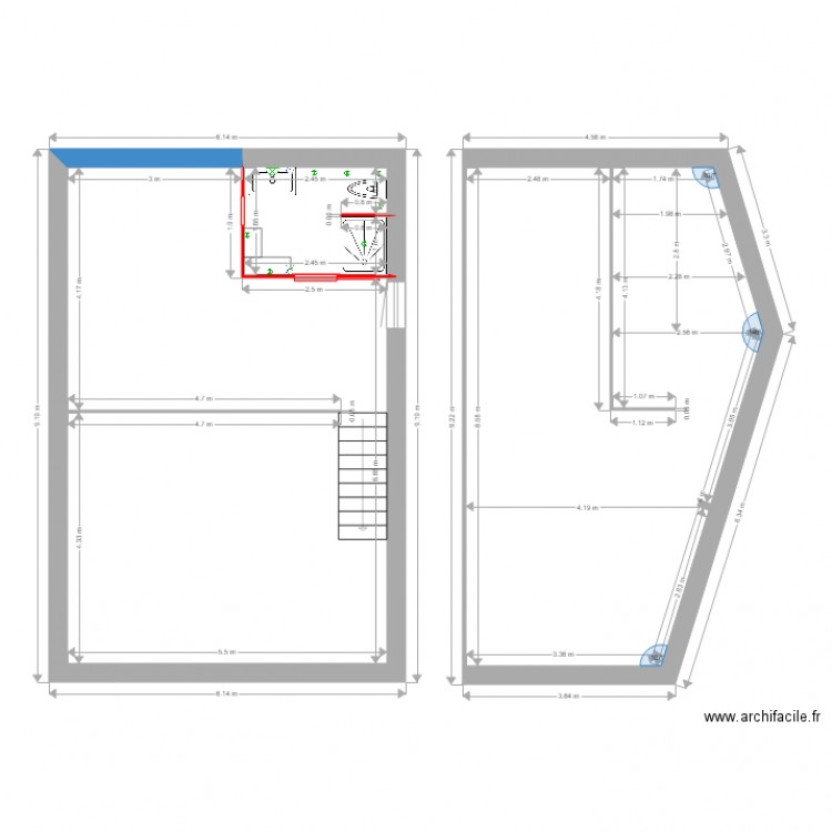 Mezzanine travaux v2. Plan de 0 pièce et 0 m2