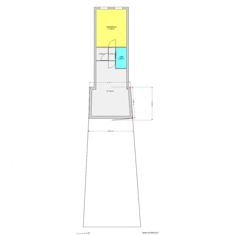 bibost_extension15m². Plan de 0 pièce et 0 m2