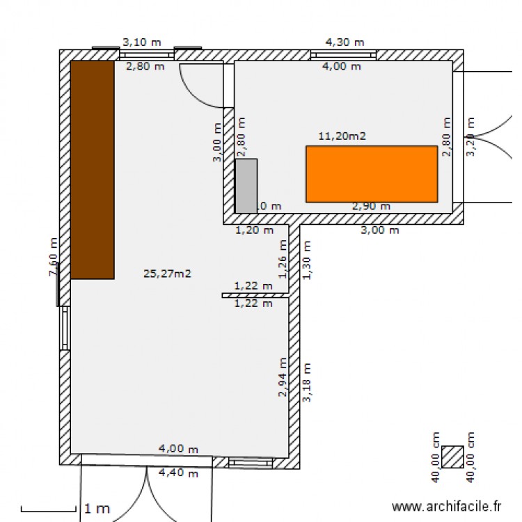Garage et Atelier (projet 02). Plan de 0 pièce et 0 m2