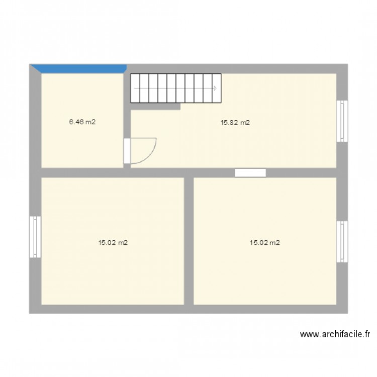 2 etage . Plan de 0 pièce et 0 m2