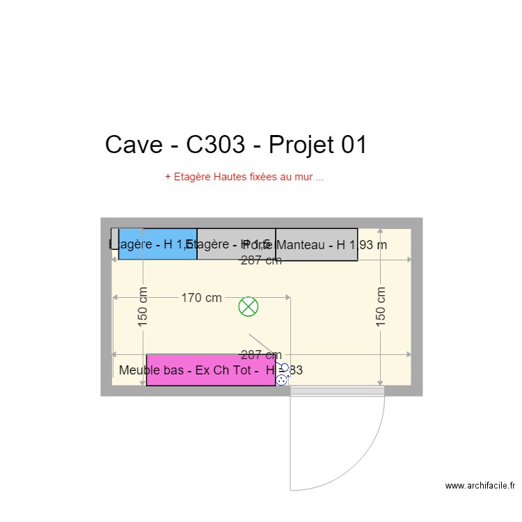 Cave C 303 Projet 01. Plan de 0 pièce et 0 m2