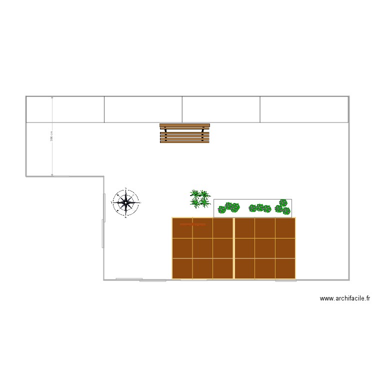 jardin anne sophie karim. Plan de 0 pièce et 0 m2
