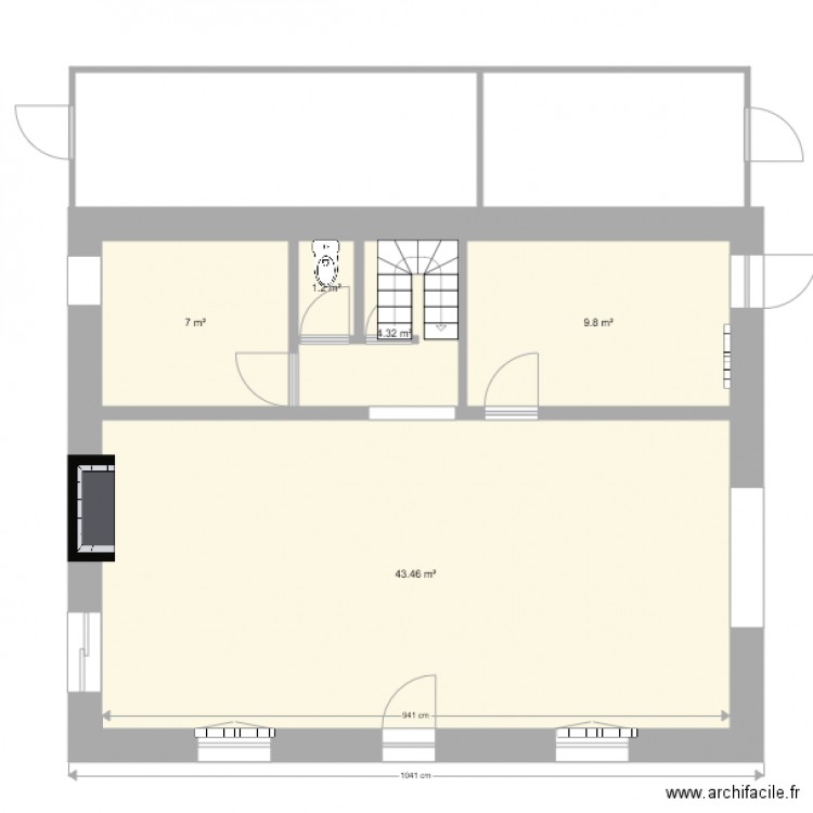 Maison Le Yondre Le Brun. Plan de 0 pièce et 0 m2