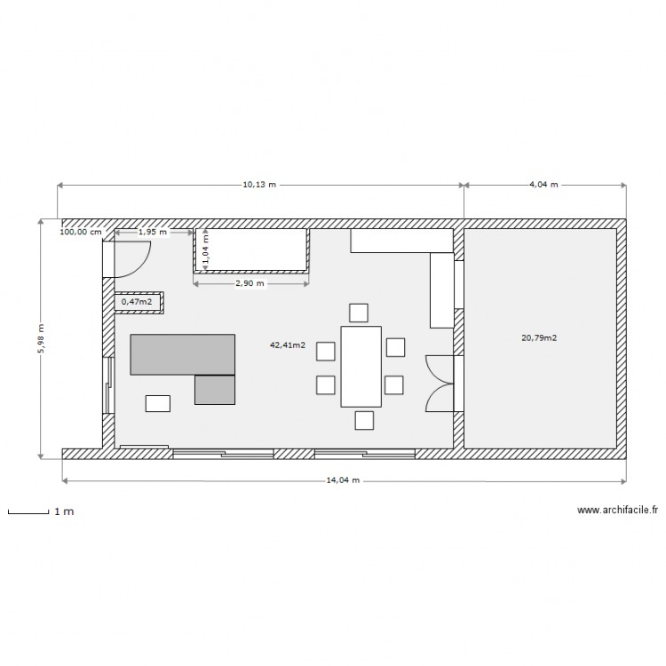 plan maison  10,15 x6.00 RDC. Plan de 0 pièce et 0 m2
