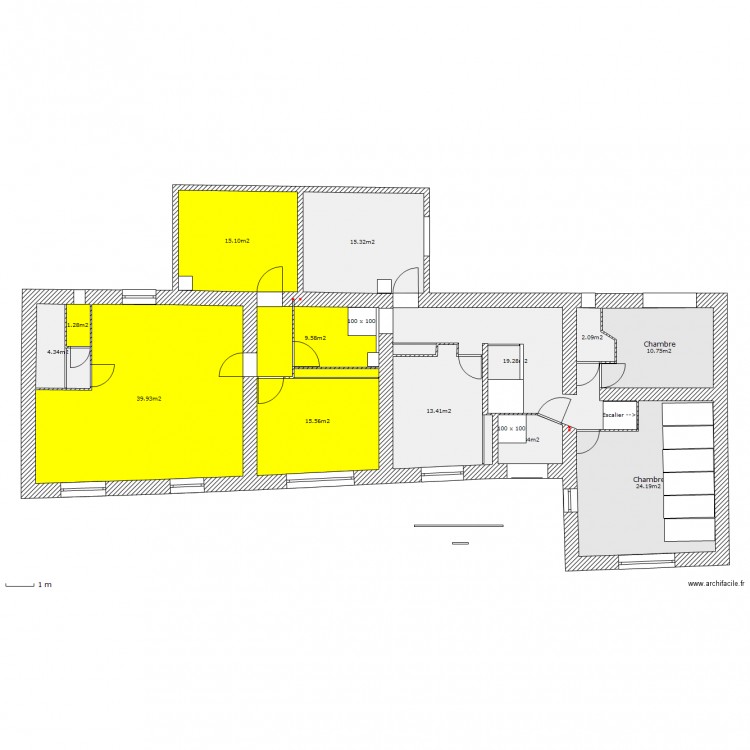 Chamberthaud 1er Etage Projet 2. Plan de 0 pièce et 0 m2