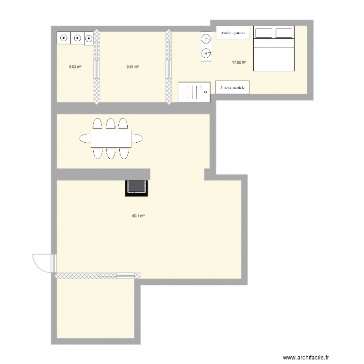 Maison Projet 3. Plan de 0 pièce et 0 m2