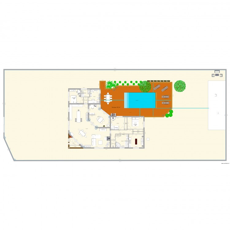 Plan maison Sans extension 7 AKC. Plan de 0 pièce et 0 m2
