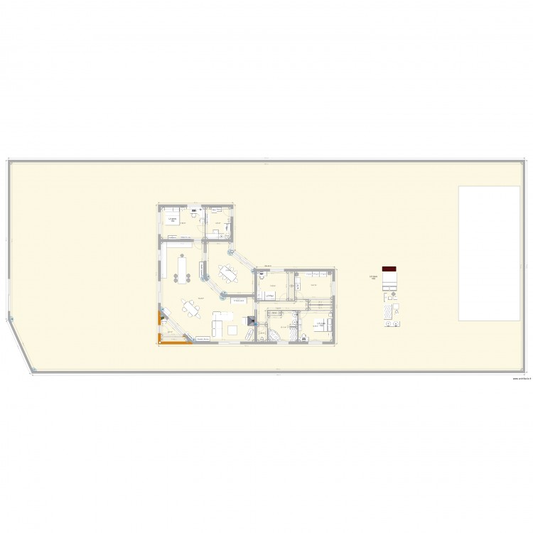Plan maison Sans extension 2. Plan de 0 pièce et 0 m2