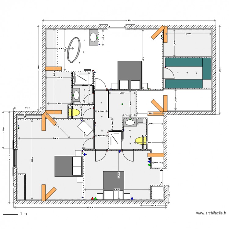 Chatillon 1er etage. Plan de 0 pièce et 0 m2