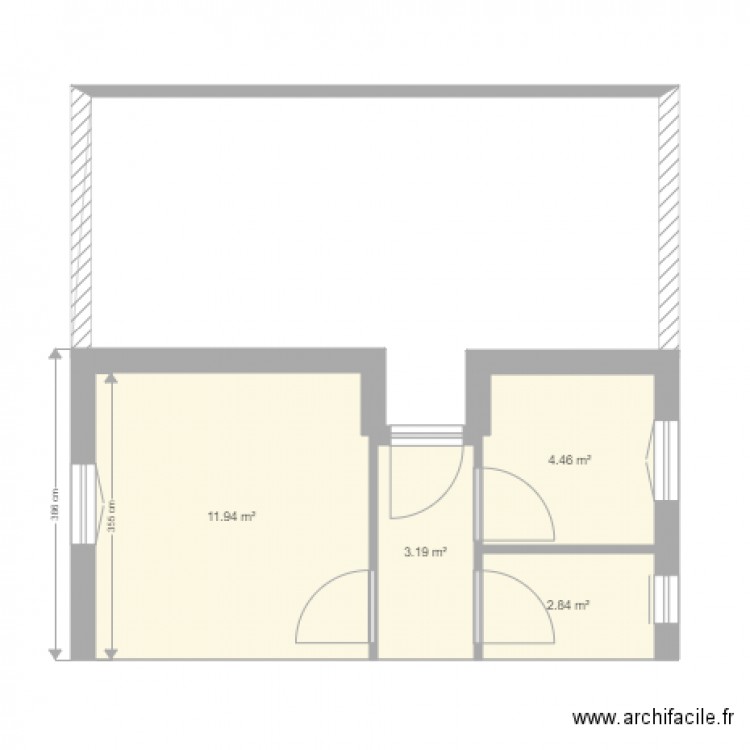 extension maison projet 1. Plan de 0 pièce et 0 m2