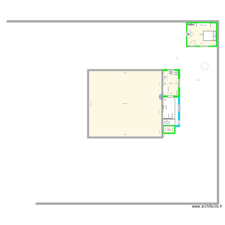 V.BITAN. Plan de 4 pièces et 123 m2