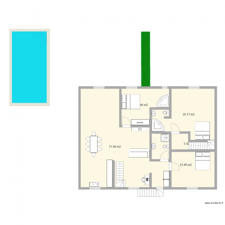 maison etage2. Plan de 0 pièce et 0 m2