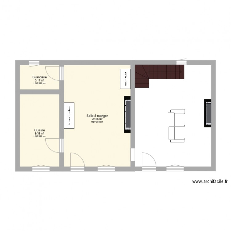 Habitation Repos. Plan de 0 pièce et 0 m2
