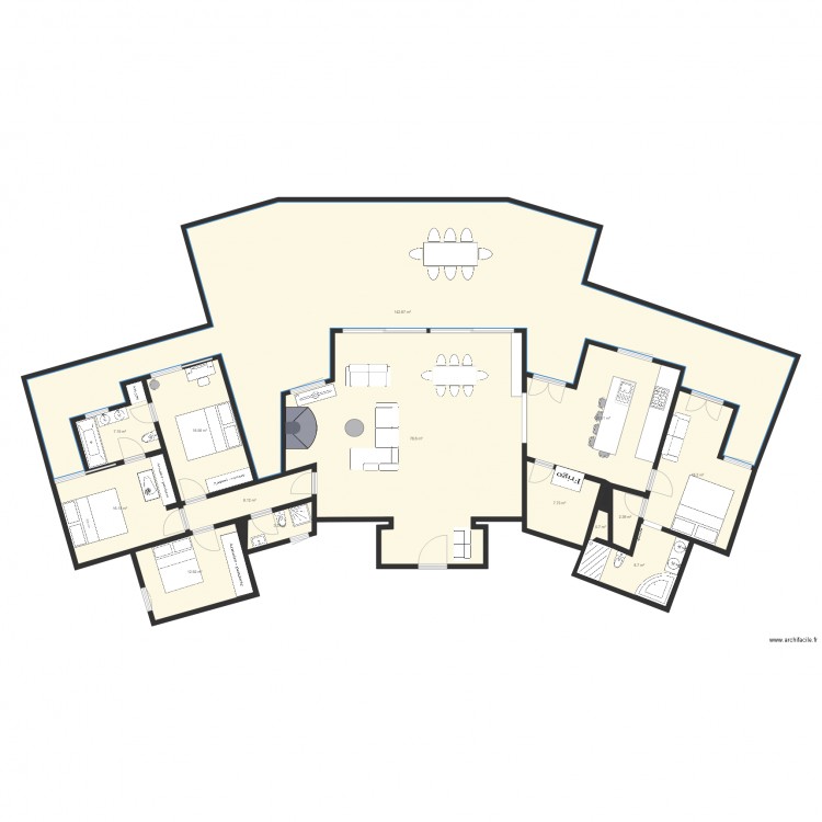 Plan Villa SALARIO. Plan de 0 pièce et 0 m2