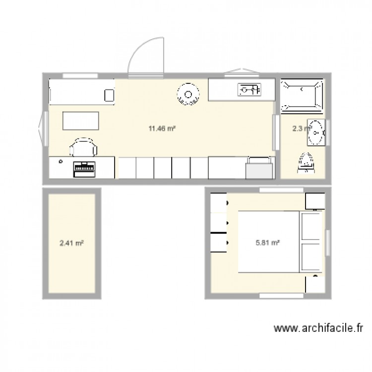 Tiny house 16 mars 2017. Plan de 0 pièce et 0 m2