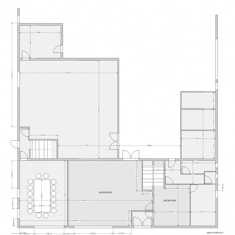 GROUND FLOOR OFFICE VERSION 2. Plan de 0 pièce et 0 m2