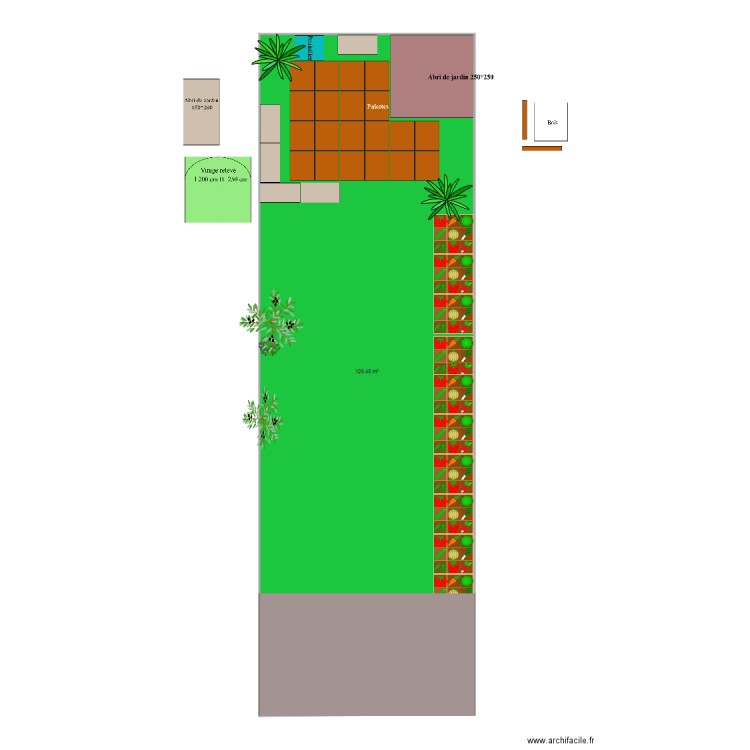 Jardin Mohrfeld  V2 coin droit. Plan de 0 pièce et 0 m2