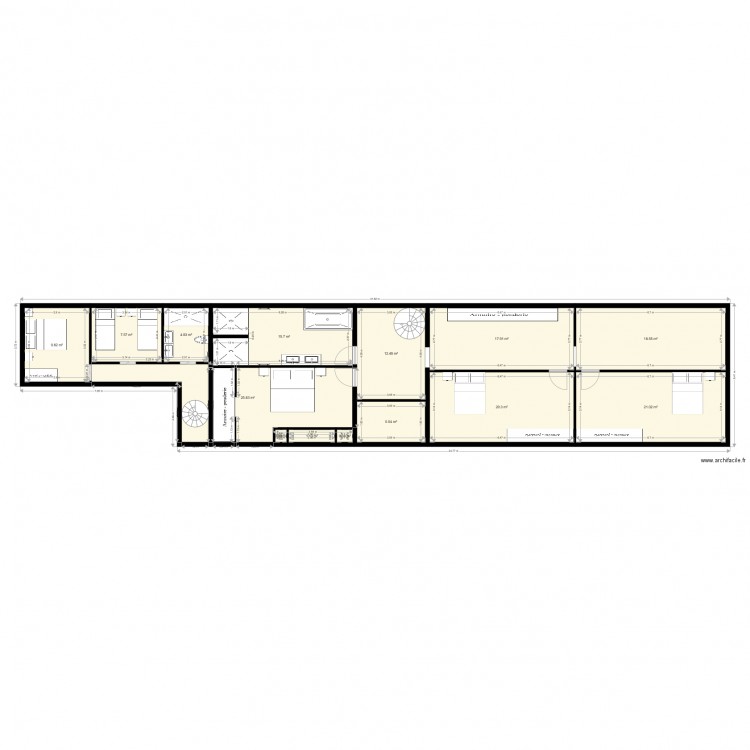 Maison Etage 2. Plan de 0 pièce et 0 m2