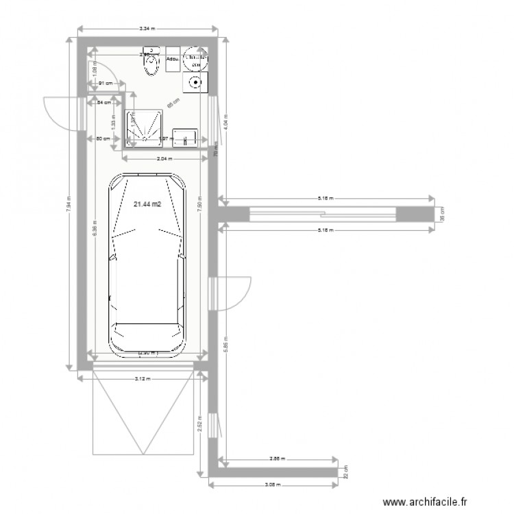 Version du 17 aout 2016 Garage v2. Plan de 0 pièce et 0 m2