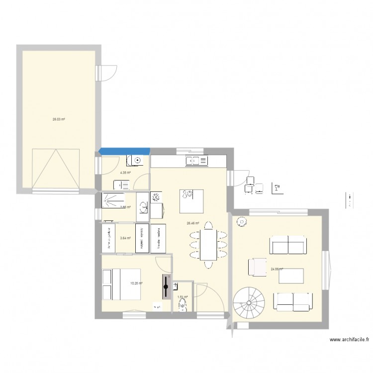Maison Fleury 1. Plan de 0 pièce et 0 m2