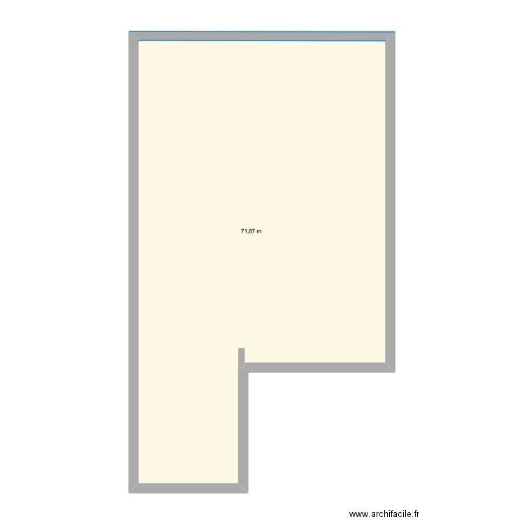 20231020-castillo real. Plan de 1 pièce et 72 m2