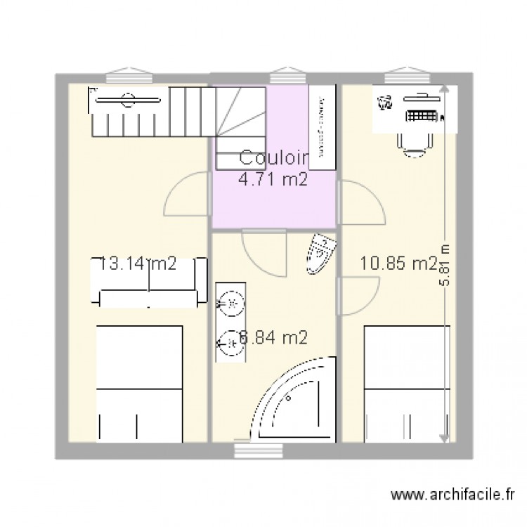 etage 4. Plan de 0 pièce et 0 m2