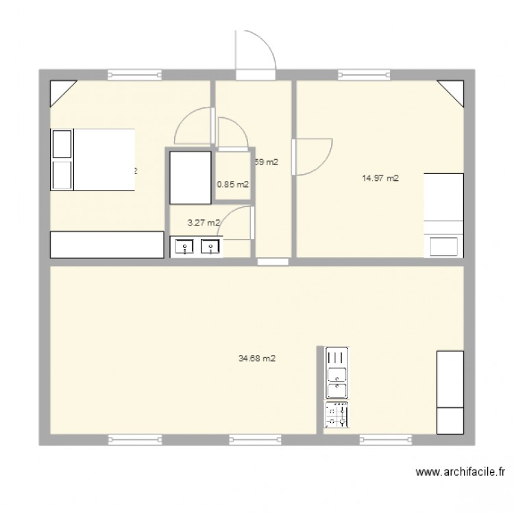 reférence maison gondoles version 7. Plan de 0 pièce et 0 m2
