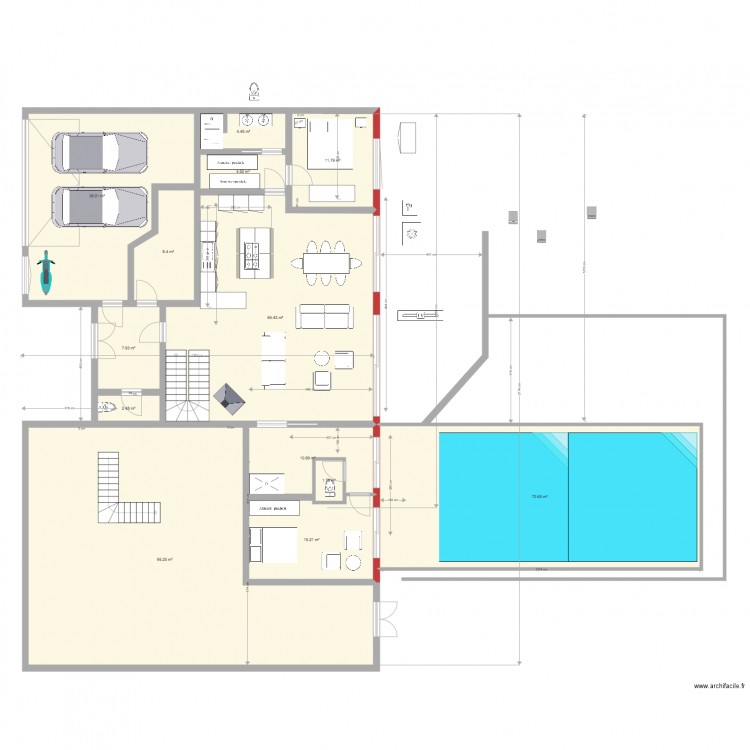 Grange SJS v10 1 étage. Plan de 0 pièce et 0 m2