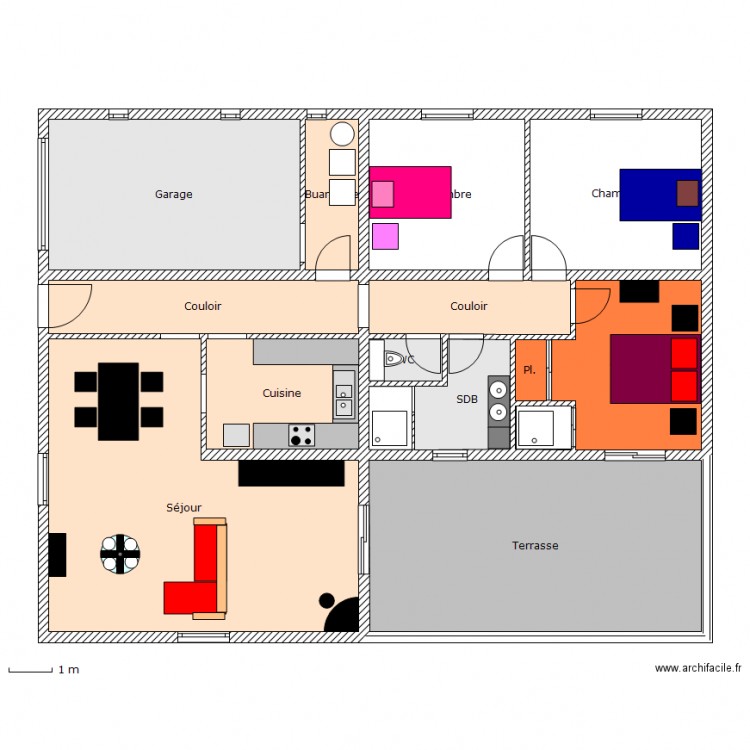 Villa sur 1094 m2 (2). Plan de 0 pièce et 0 m2