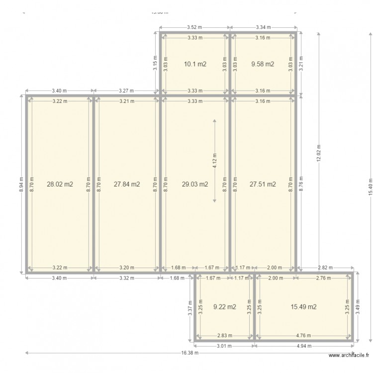 plan5 26 08 2015 fondations version 2. Plan de 0 pièce et 0 m2