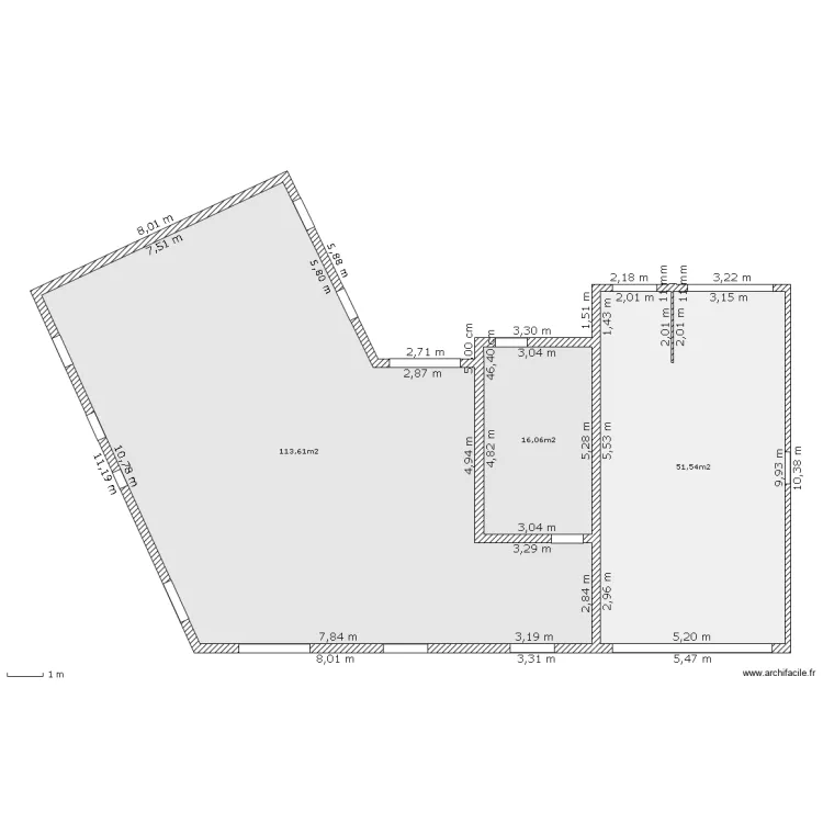 agrandisement. Plan de agrandisement. Plan de