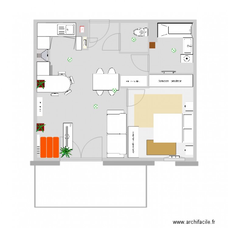 appartement chemin des berges pour feng shui 2. Plan de 0 pièce et 0 m2