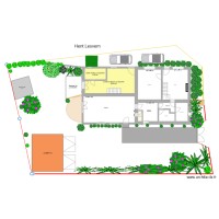 plan Maison La Glycine plantes terrasse et garage 27 01 2023