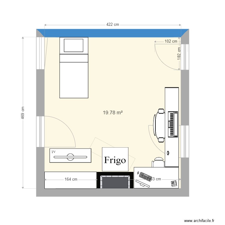 Bureau 3D V2. Plan de 0 pièce et 0 m2