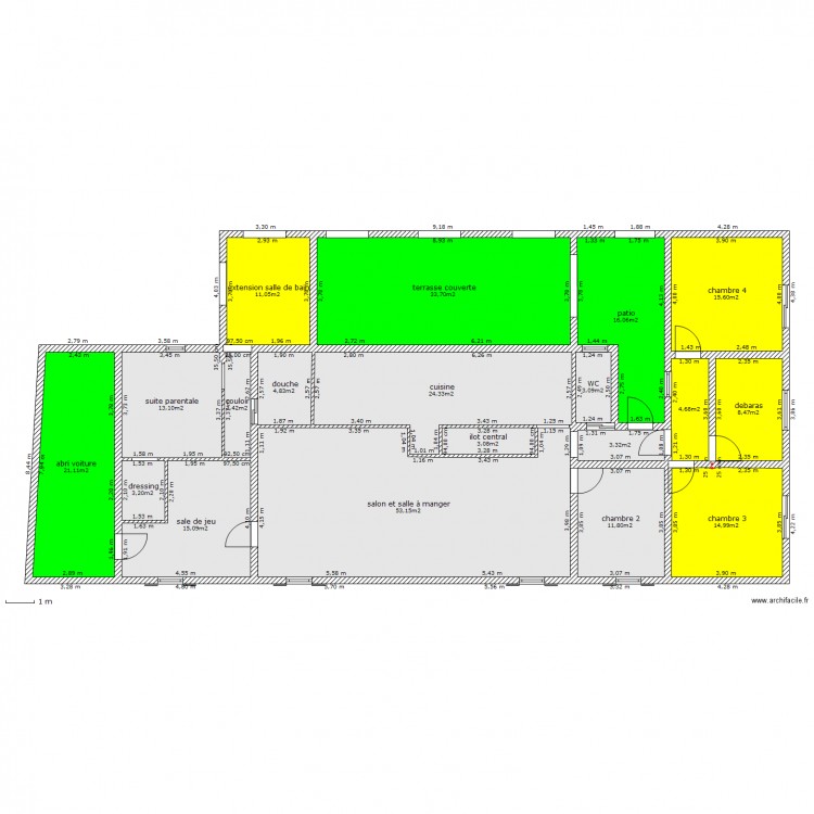 maison et extension aout 2014. Plan de 0 pièce et 0 m2