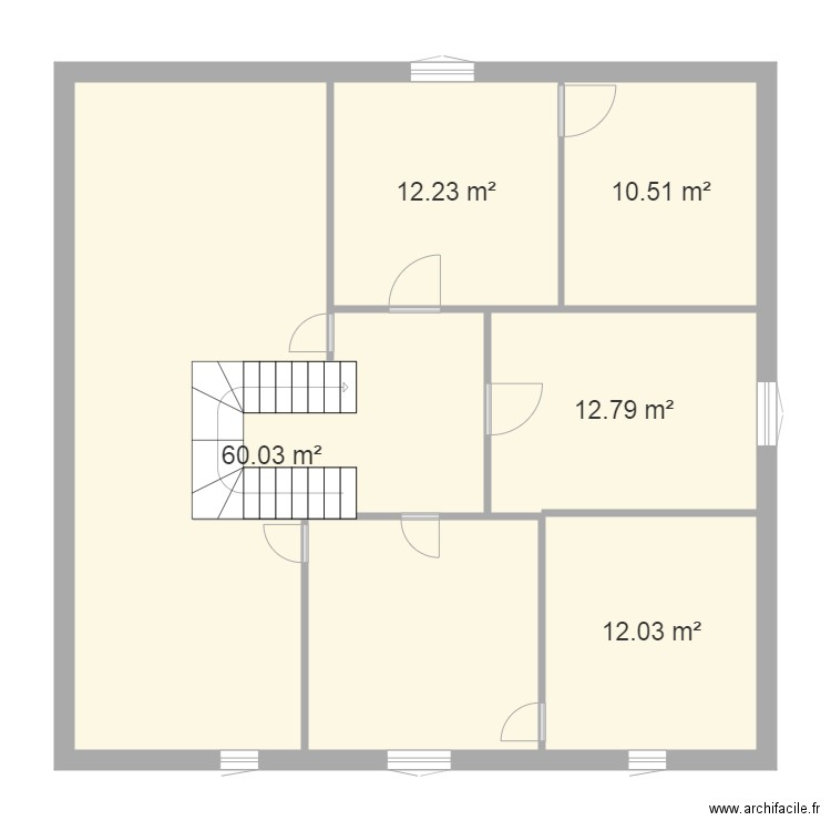 etage salefran. Plan de 0 pièce et 0 m2