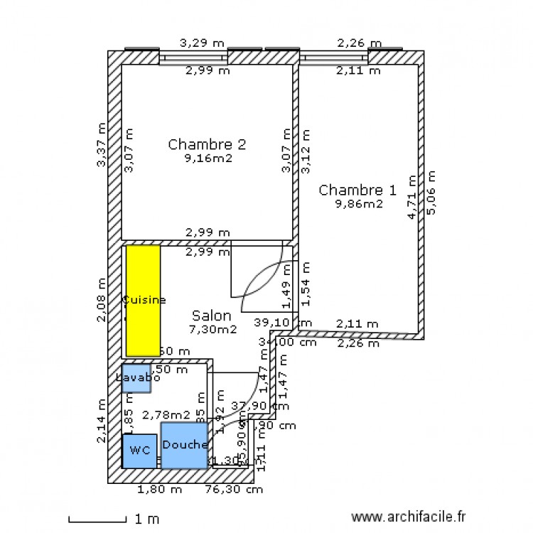 Appartement Montreuil Modele 3. Plan de 0 pièce et 0 m2