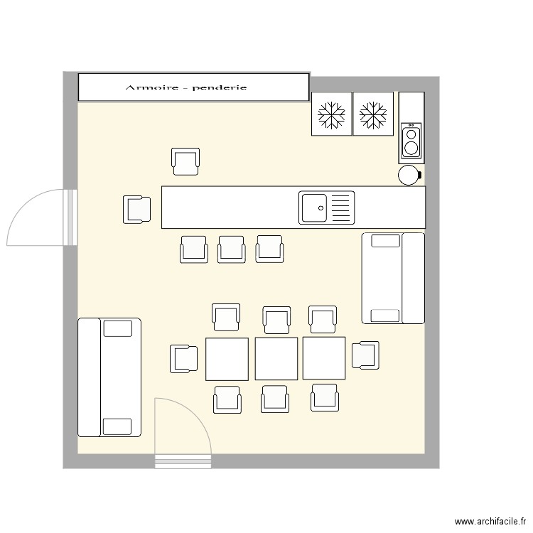 Foyer CSB 6. Plan de 0 pièce et 0 m2