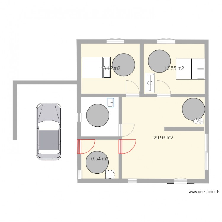 Autonom house. Plan de 0 pièce et 0 m2