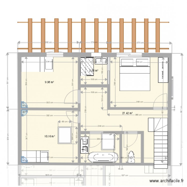 plan Maison etage 22 MARS 2018 c. Plan de 0 pièce et 0 m2