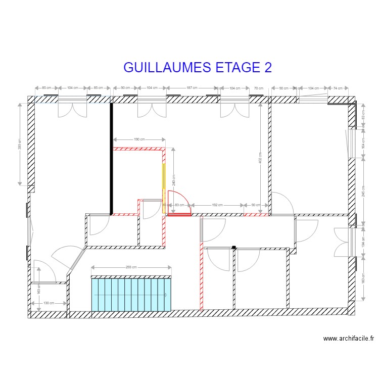 Guillaumes ETAGE 2 Vide. Plan de 0 pièce et 0 m2