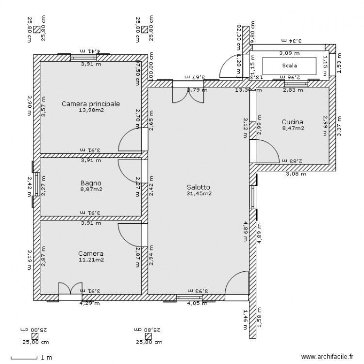 Plan 75 - Rdc - version 1. Plan de 0 pièce et 0 m2