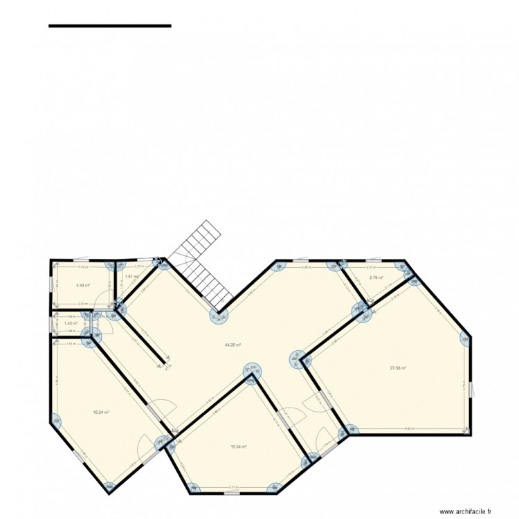 Villa Slimane modifiée. Plan de 0 pièce et 0 m2