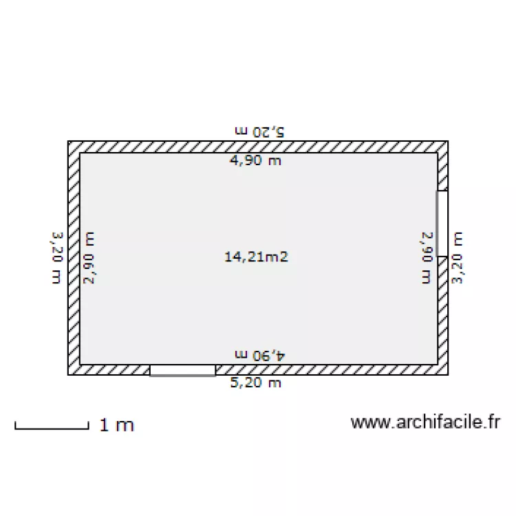 Abri de jardin 1. Plan de Abri de jardin 1. Plan de